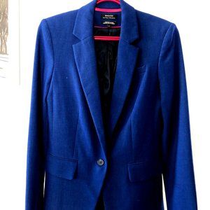 RW&Co Royal Blue Blazer, Stretch Lining (Size 4)